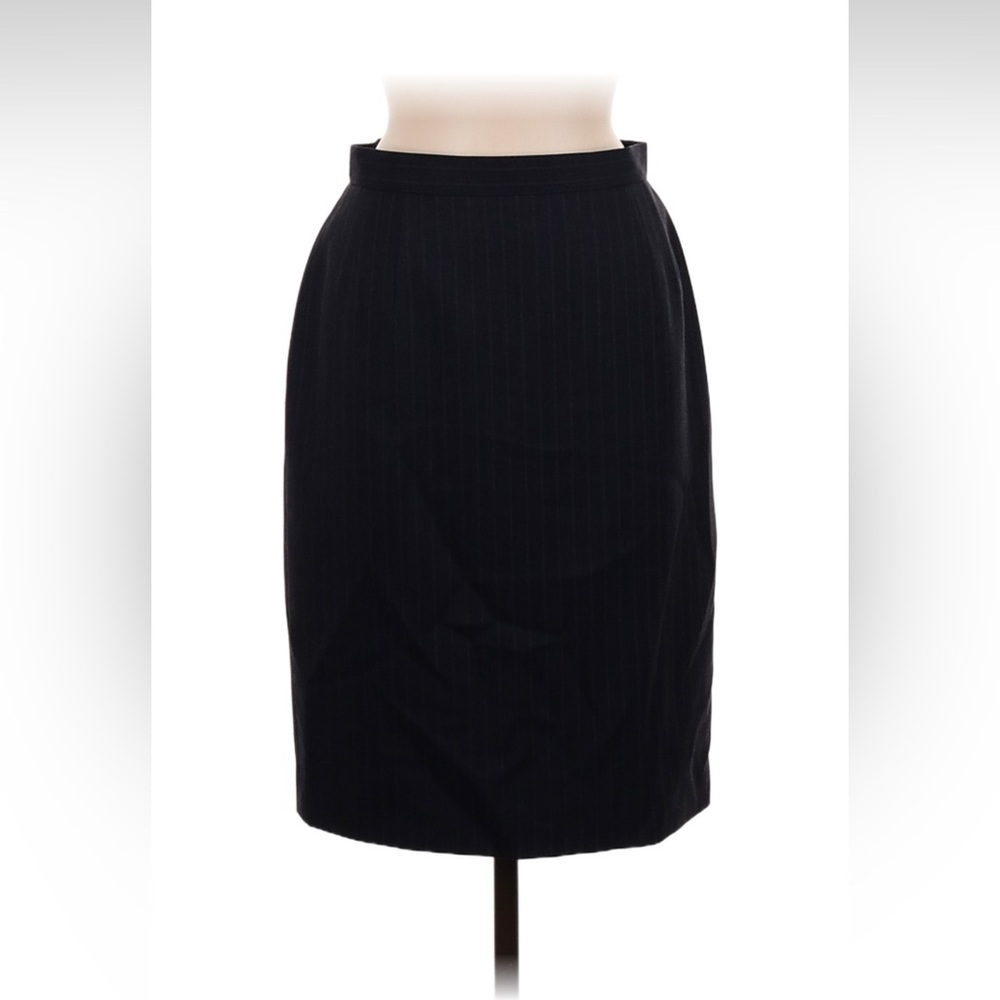 Women’s Giorgio Armani black pinstripe pencil skirt size 8